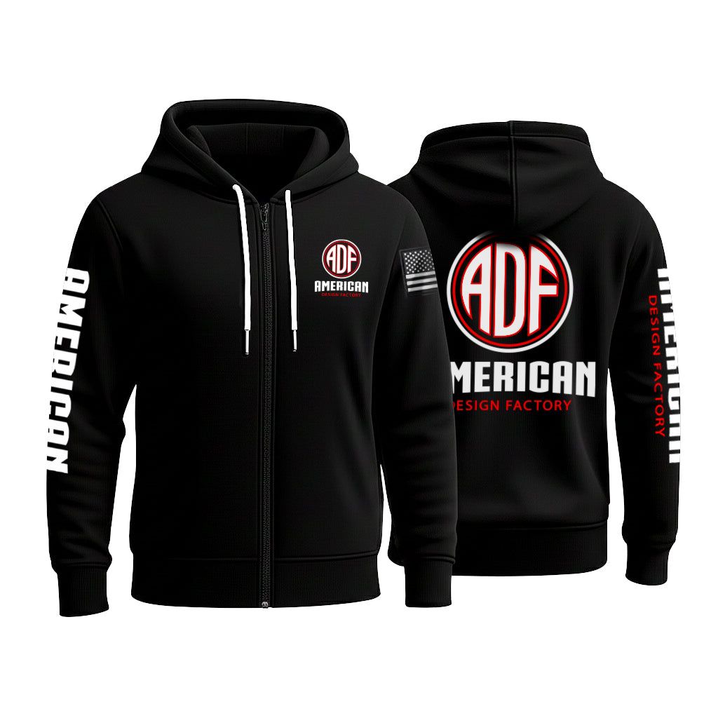 ADF Storm Force Hoodie - Onyx Black