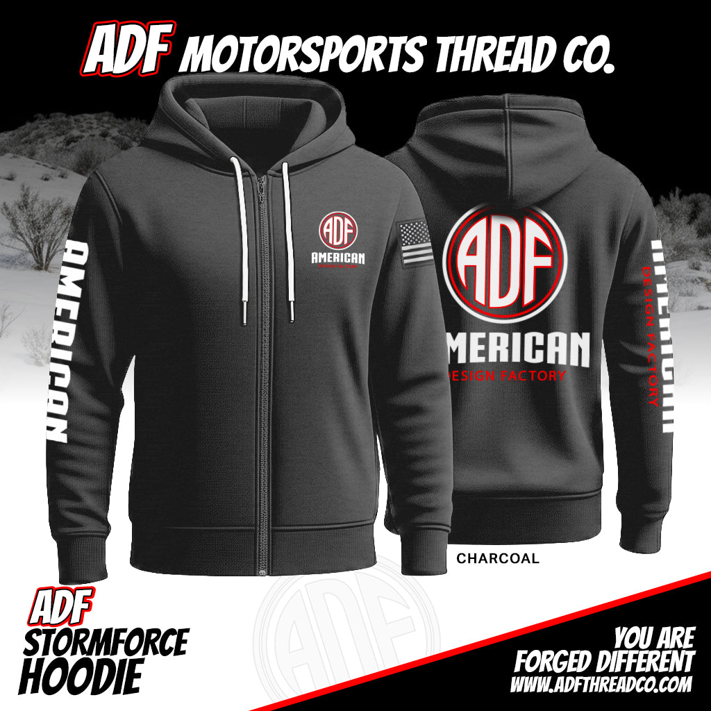 ADF Storm Force Hoodie - Charcoal Heather