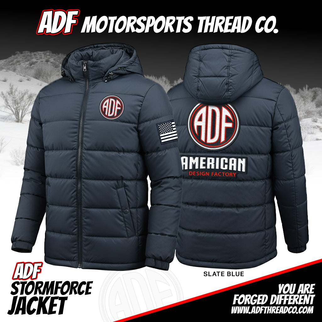 ADF Storm Force Jacket- Slate Blue