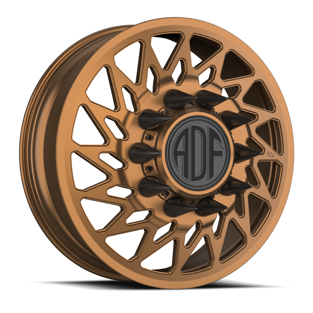 CHOPPER Show Class forged dually wheel, bronze finish, front wheel