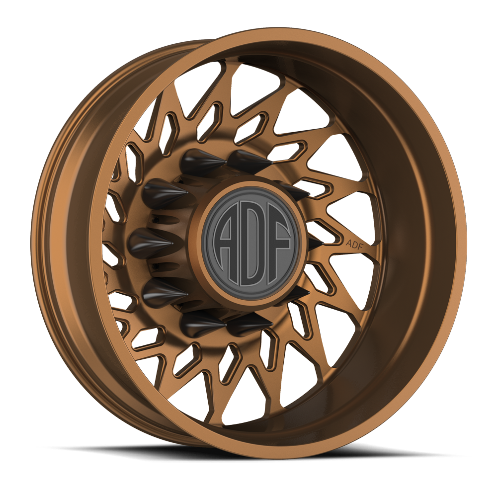 CHOPPER Show Class forged dually wheel, bronze finish, rear wheel