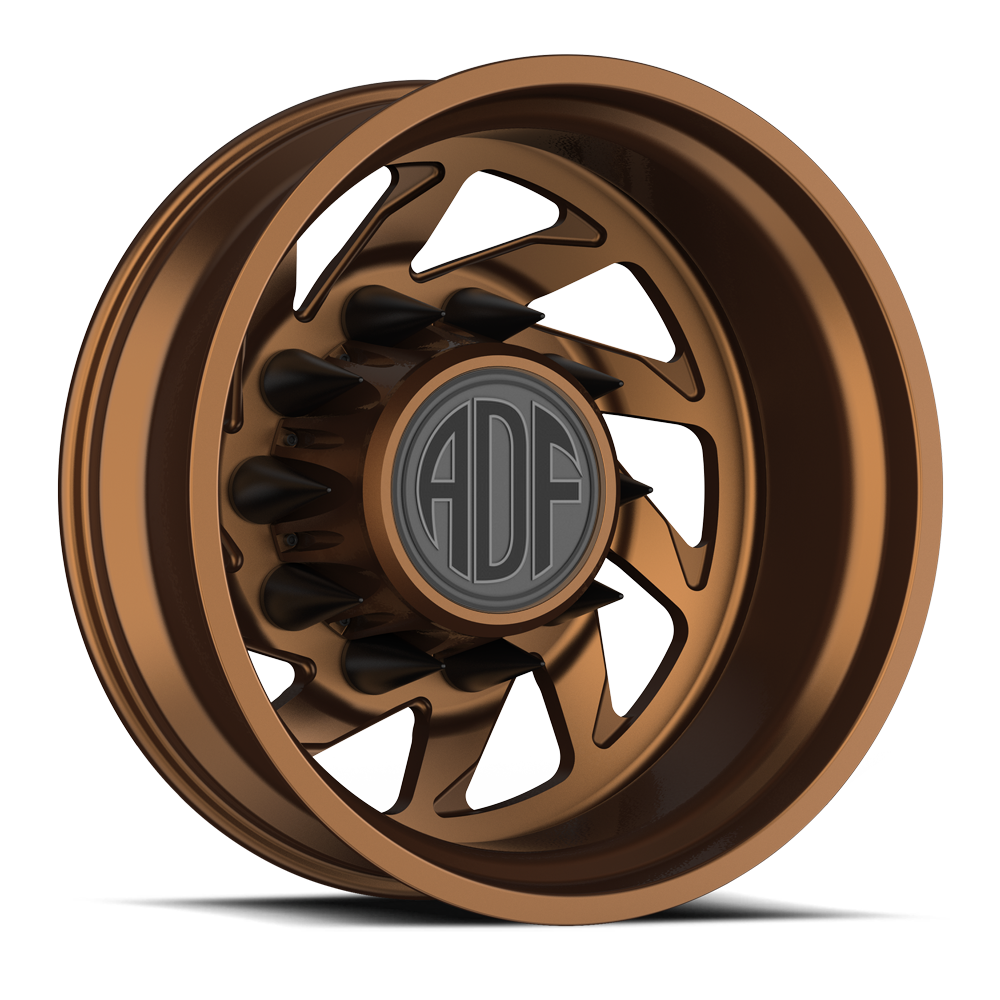 CONTRACTOR Show Class forged dually wheel, bronze finish, rear wheel