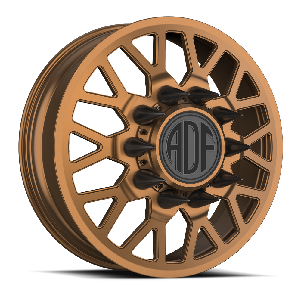 DFL Show Class forged dually wheel, bronze finish, front wheel