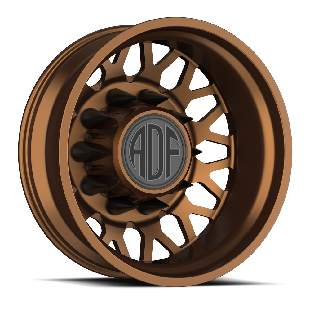 HOT SHOT Show Class forged dually wheel, bronze finish, rear wheel