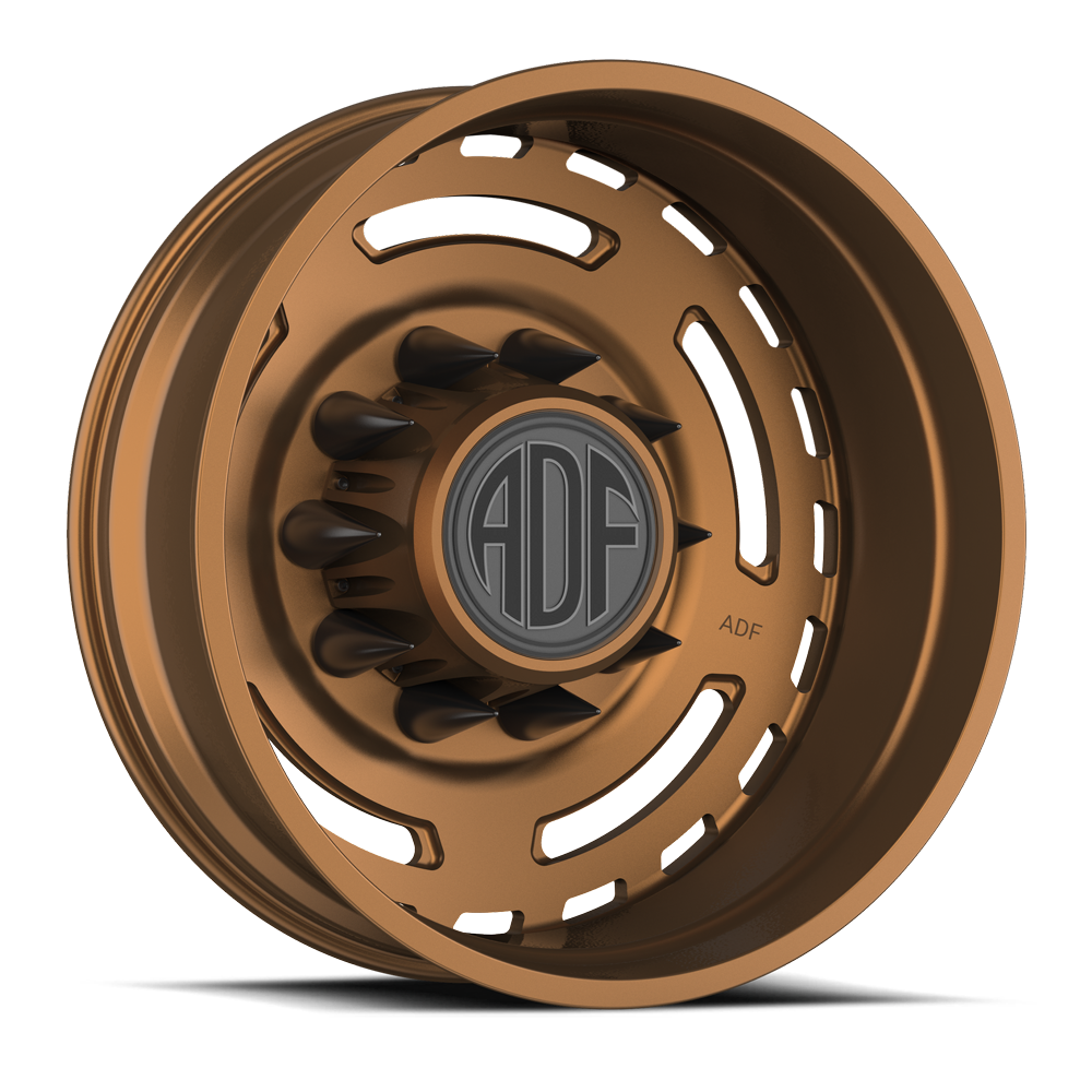 LT2 Show Class forged dually wheel, bronze finish, rear wheel