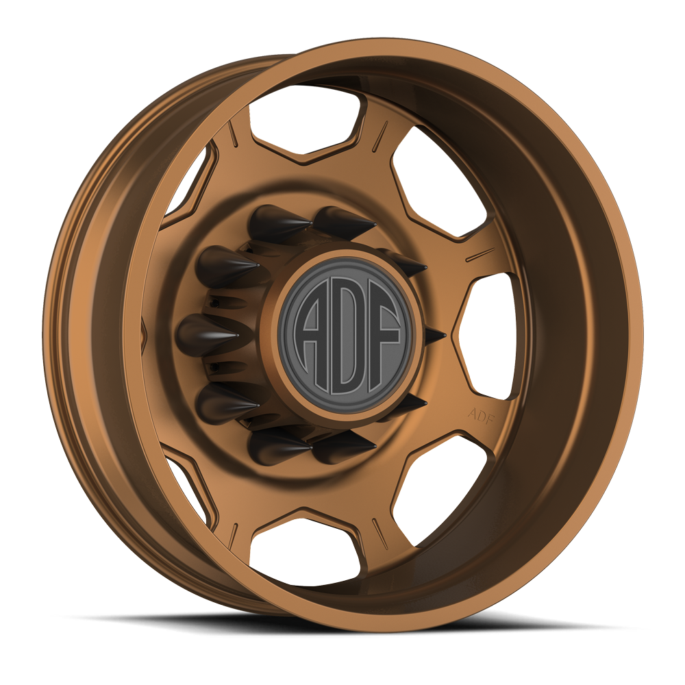 NINETEEN-88 Show Class forged dually wheel, bronze finish, rear wheel