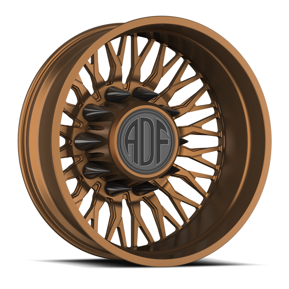 RIZZ Show Class forged dually wheel, bronze finish, rear wheel