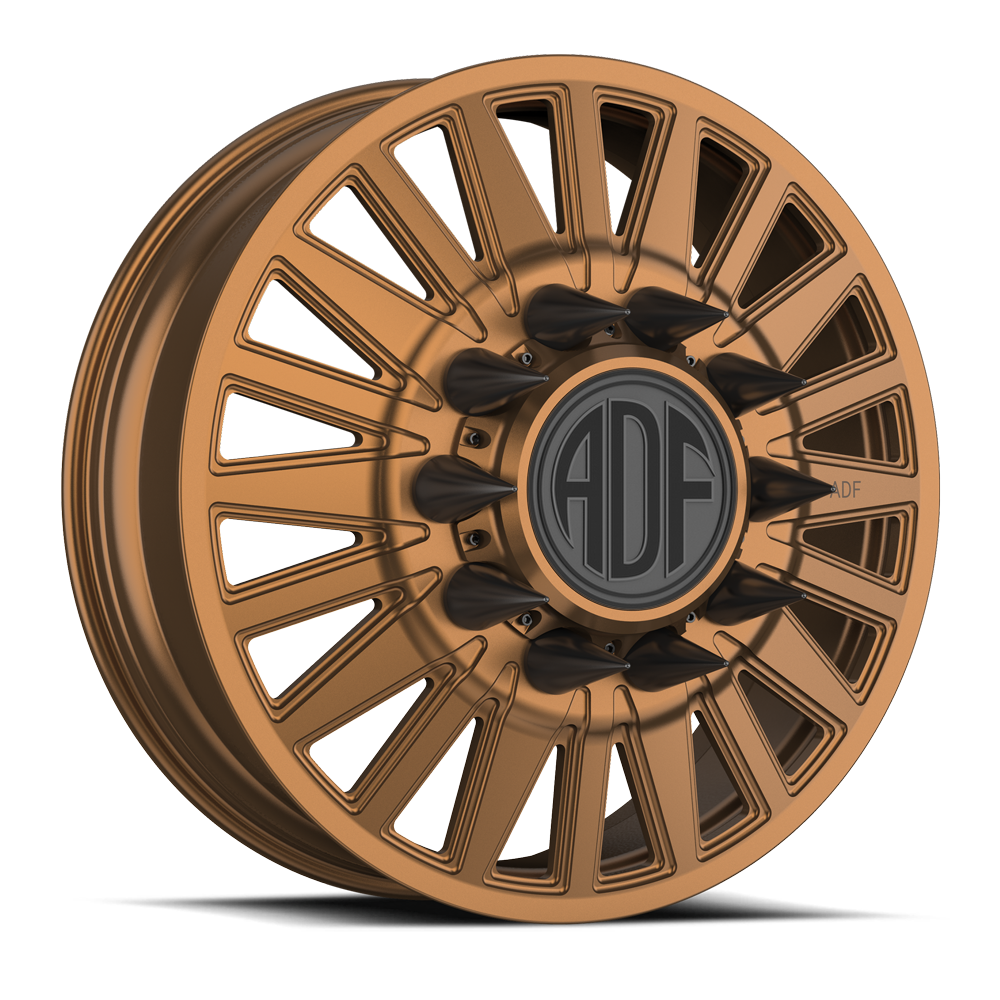SPARTAN Show Class forged dually wheel, bronze finish, front wheel