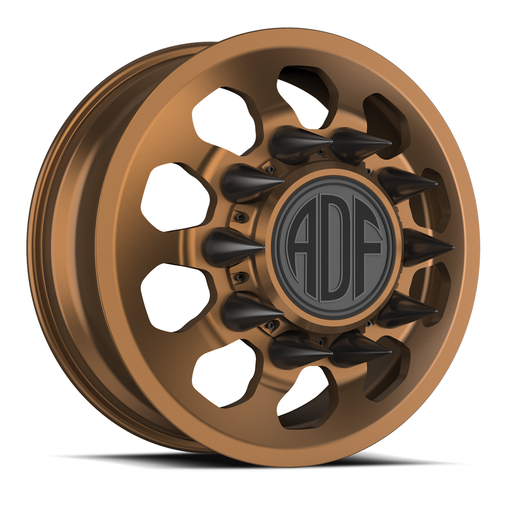 SPUR Working Class forged dually wheel, bronze finish, front wheel