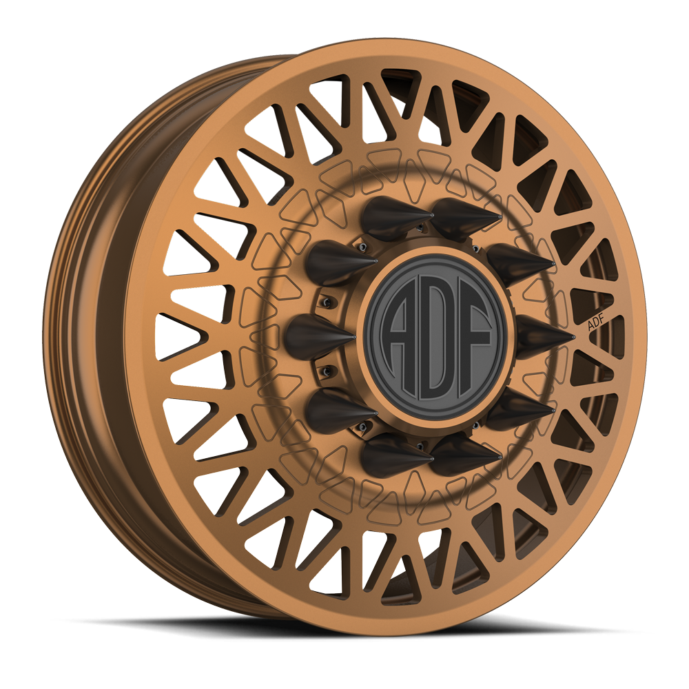 THE RIGGER Show Class forged dually wheel, bronze finish, front wheel