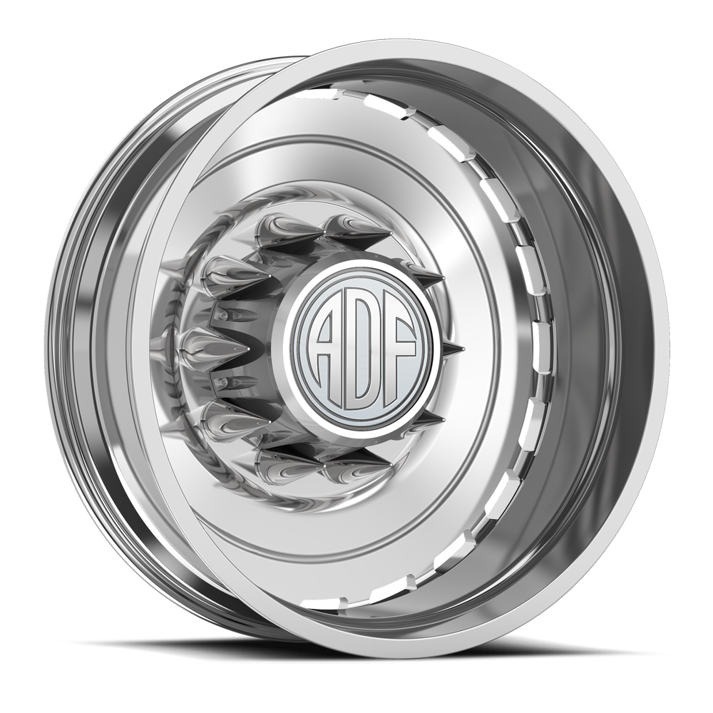 LTD Show Class forged dually wheel, polished finish, rear wheel