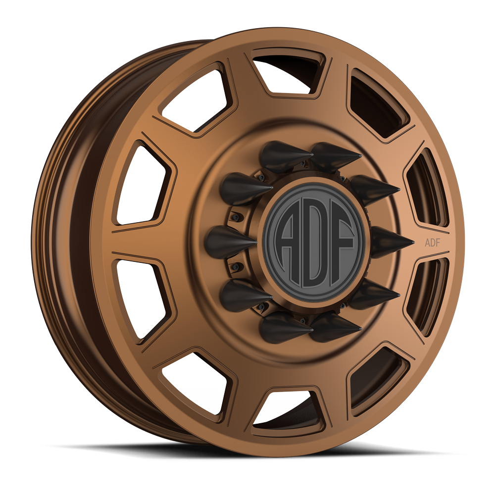RETRO Show Class forged dually wheel, bronze finish, front wheel