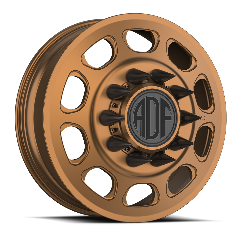 SPINDLE Show Class forged dually wheel, bronze finish, front wheel