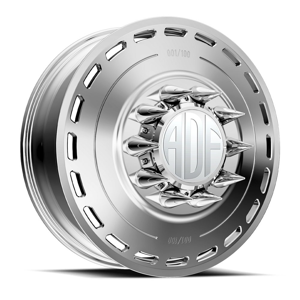 ADF LTD 24" Polished 2020 F350 / 6 tires RBP Repulsor MT III 35/12.50/24 / TPMS