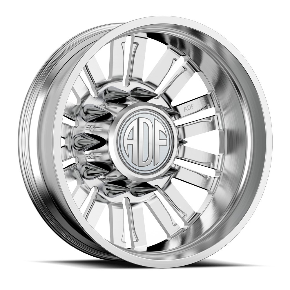 RIPPER Show Class forged dually wheel, brushed finish, rear wheel