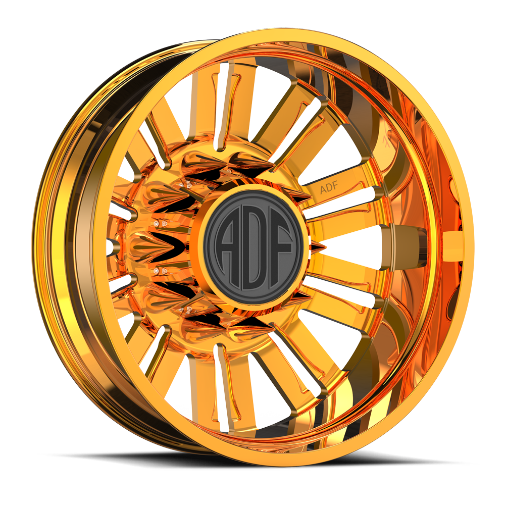 RIPPER Show Class forged dually wheel, gold finish, rear wheel