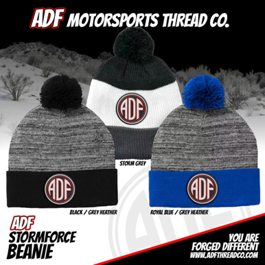 ADF Storm Force Pom Beanie - Storm Grey