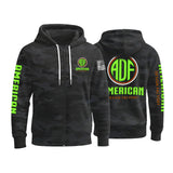ADF Storm Force Hoodie - Black Camo