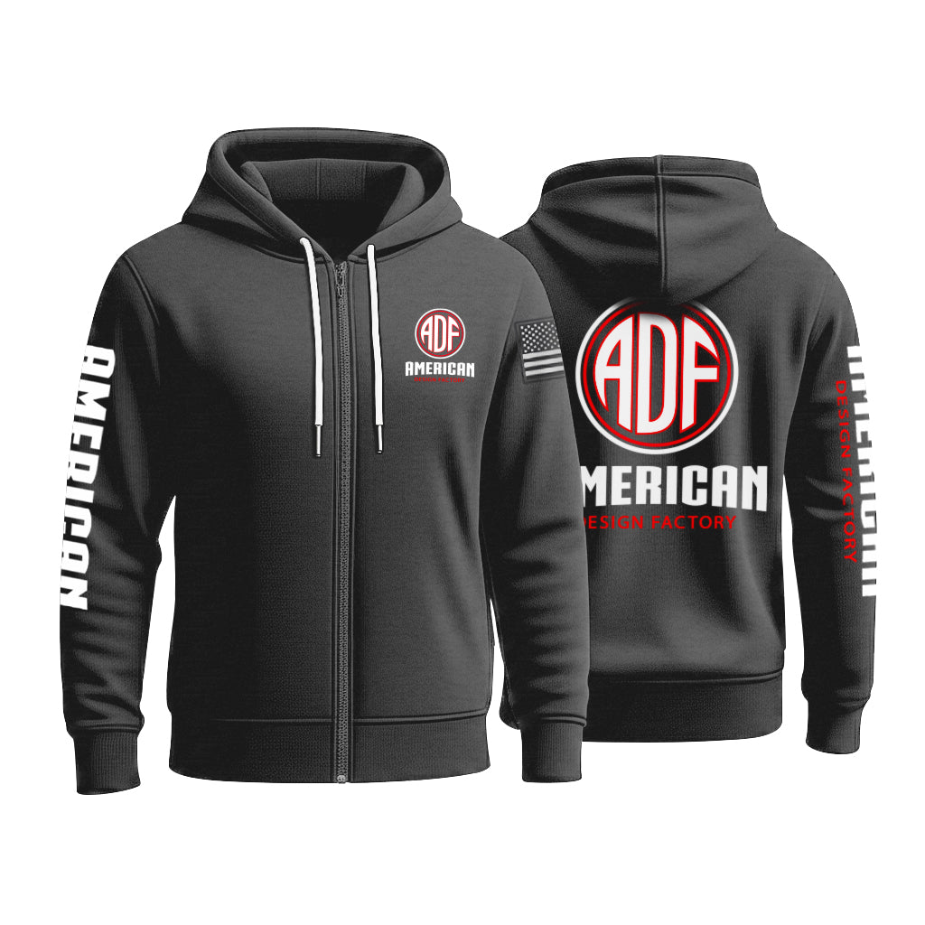ADF Storm Force Hoodie - Charcoal Heather