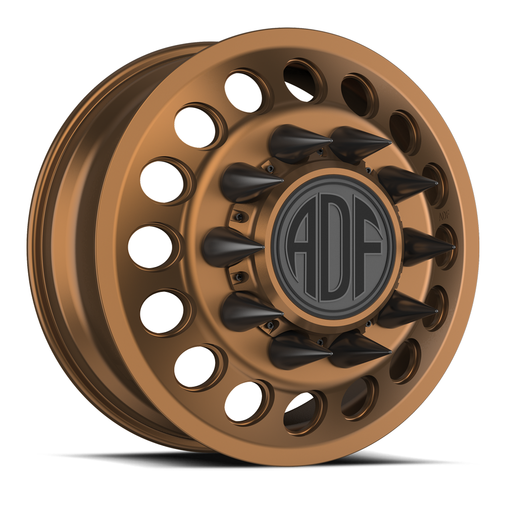 OUTLAW Working Class forged dually wheel, bronze finish, front wheel