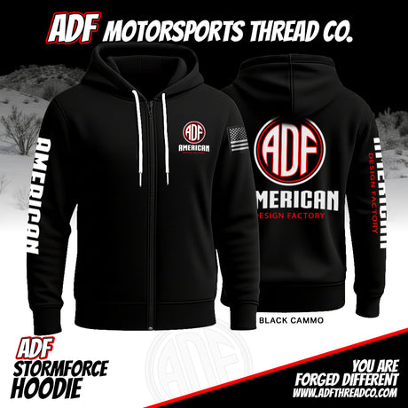 ADF Storm Force Hoodie - Onyx Black
