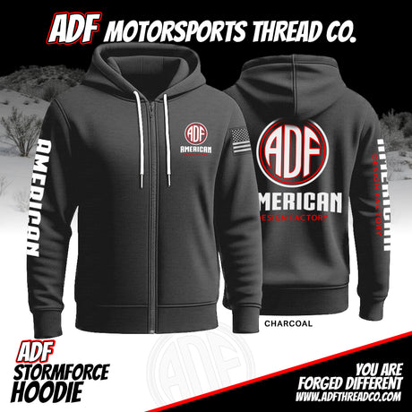 ADF Storm Force Hoodie - Charcoal Heather