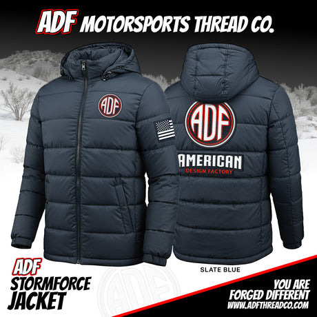 ADF Storm Force Jacket- Slate Blue