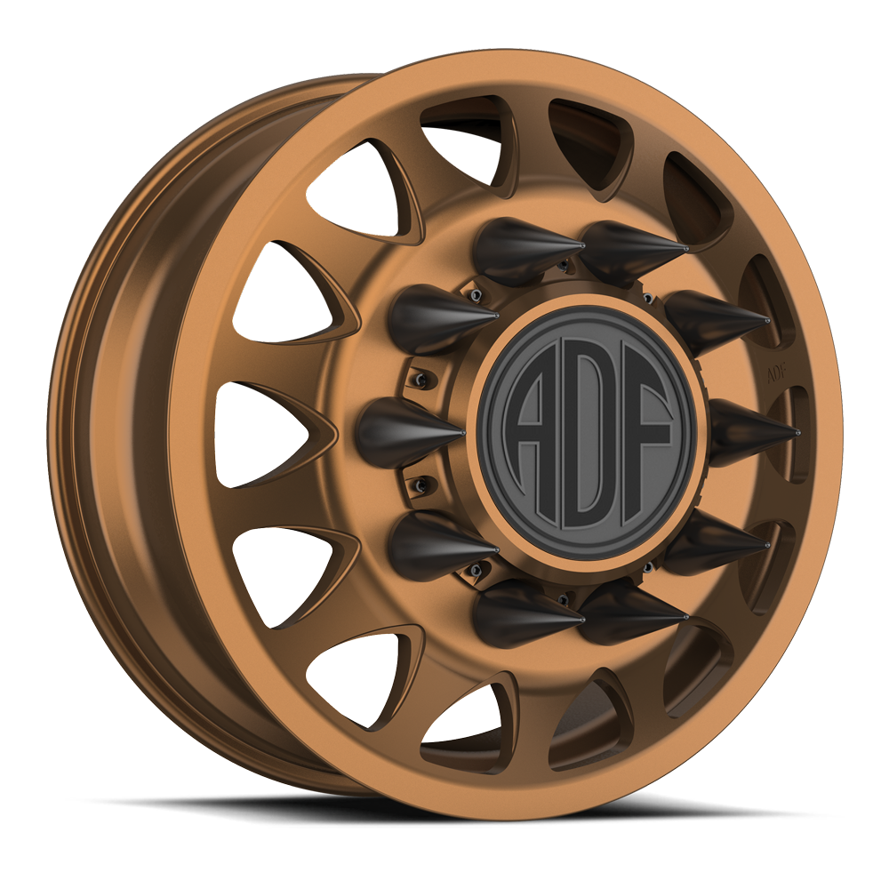 TRIAD Show Class forged dually wheel, bronze finish, front wheel