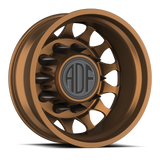 TRIAD Show Class forged dually wheel, bronze finish, rear wheel