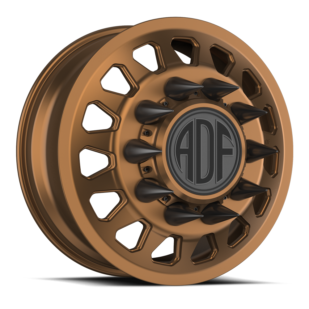 TRIFECTA Working Class forged dually wheel, bronze finish, front wheel