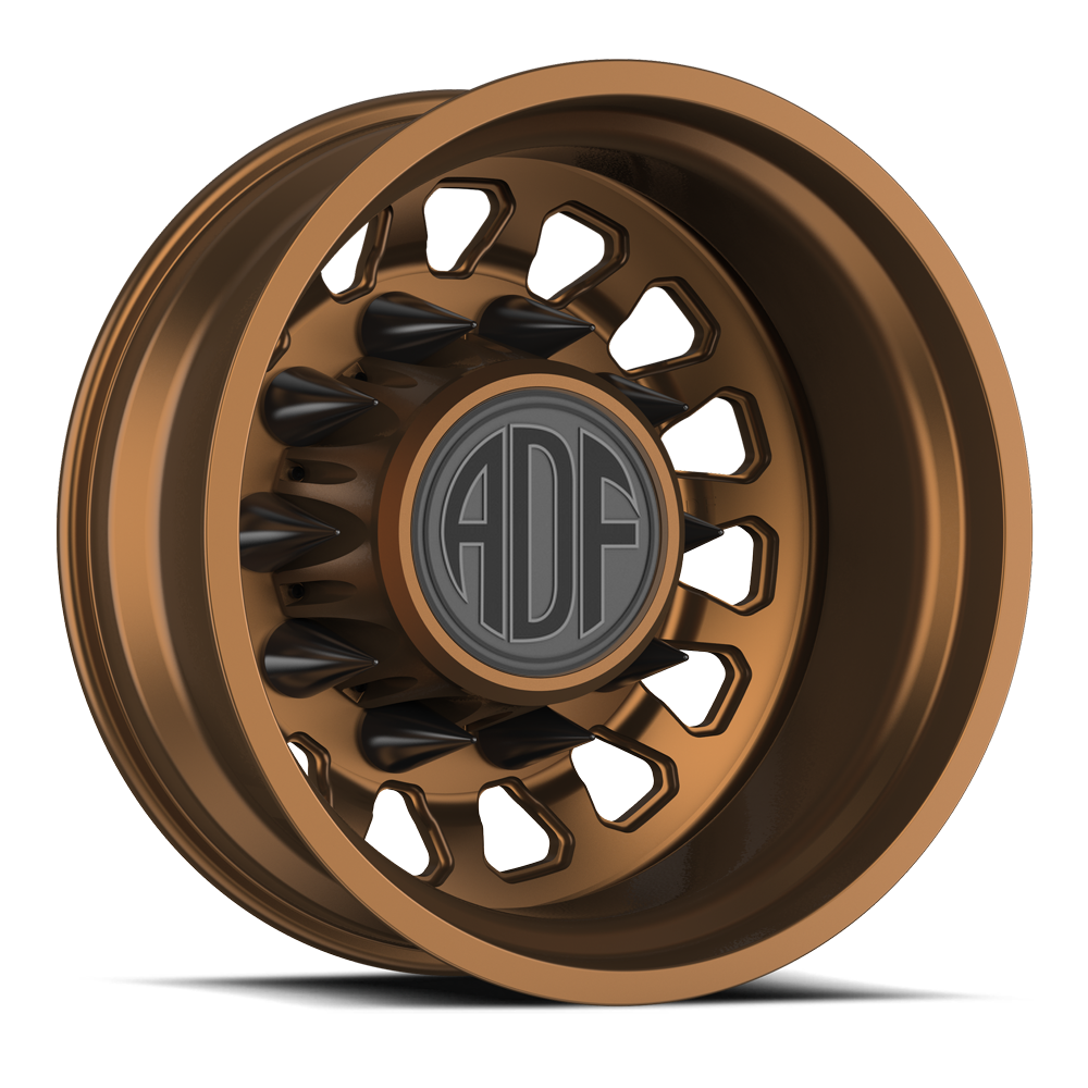 TRIFECTA Working Class forged dually wheel, bronze finish, rear wheel