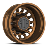 TRIFECTA Working Class forged dually wheel, bronze finish, rear wheel