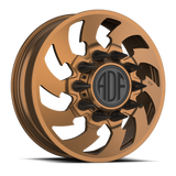 REAPER Show Class forged dually wheel, bronze finish, front wheel