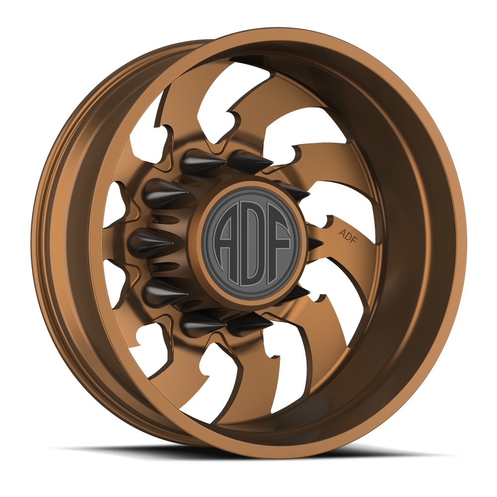 REAPER Show Class forged dually wheel, bronze finish, rear wheel