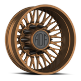 RIZZ Show Class forged dually wheel, bronze finish, rear wheel