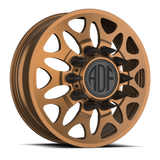 ZYN Show Class forged dually wheel, bronze finish, front wheel
