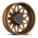 ZYN Show Class forged dually wheel, bronze finish, rear wheel