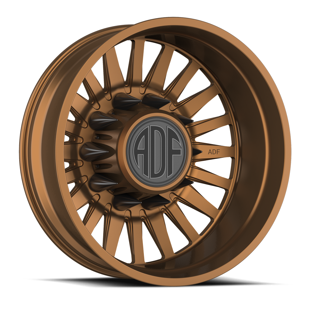 SPARTAN Show Class forged dually wheel, bronze finish, rear wheel