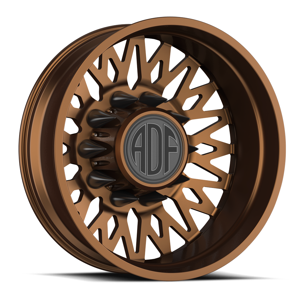 TM2 Show Class forged dually wheel, bronze finish, rear wheel