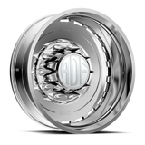 ADF LTD 24" Polished 2020 F350 / 6 tires RBP Repulsor MT III 35/12.50/24 / TPMS