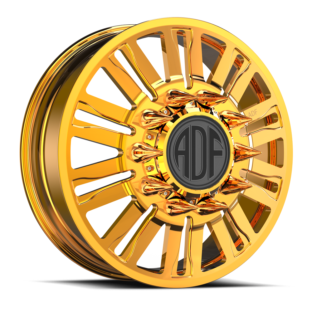 RIPPER Show Class forged dually wheel, gold finish, front wheel