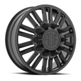 RIPPER Show Class forged dually wheel, satin black finish, front wheel
