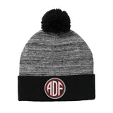 ADF Storm Force Pom Beanie - Black / Grey Heather