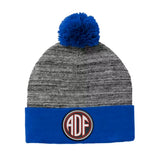 ADF Storm Force Pom Beanie - Royal Blue / Grey Heather